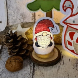 Stickdatei ITH - Weihnachtswichtel Teelichthülle